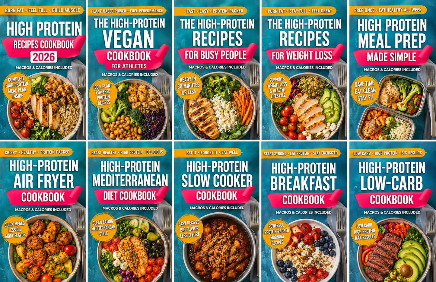 High Protein Recipes Bundle 2026 💪 Essential Start for Beginners