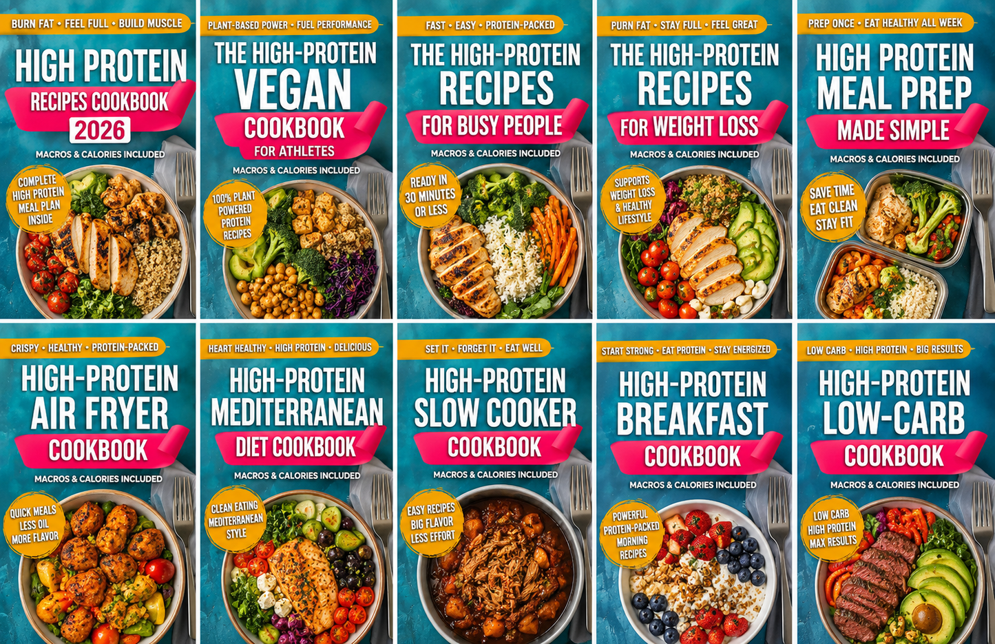 High Protein Recipes Bundle 2026 💪 Essential Start for Beginners